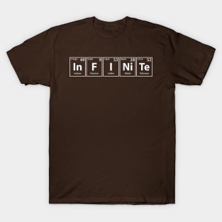 Infinite (In-F-I-Ni-Te) Periodic Elements Spelling T-Shirt